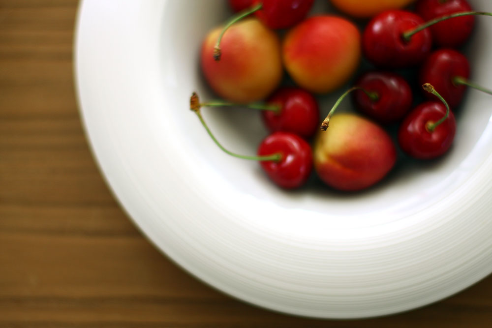 Apricot and Cherries Apricot and Cherries