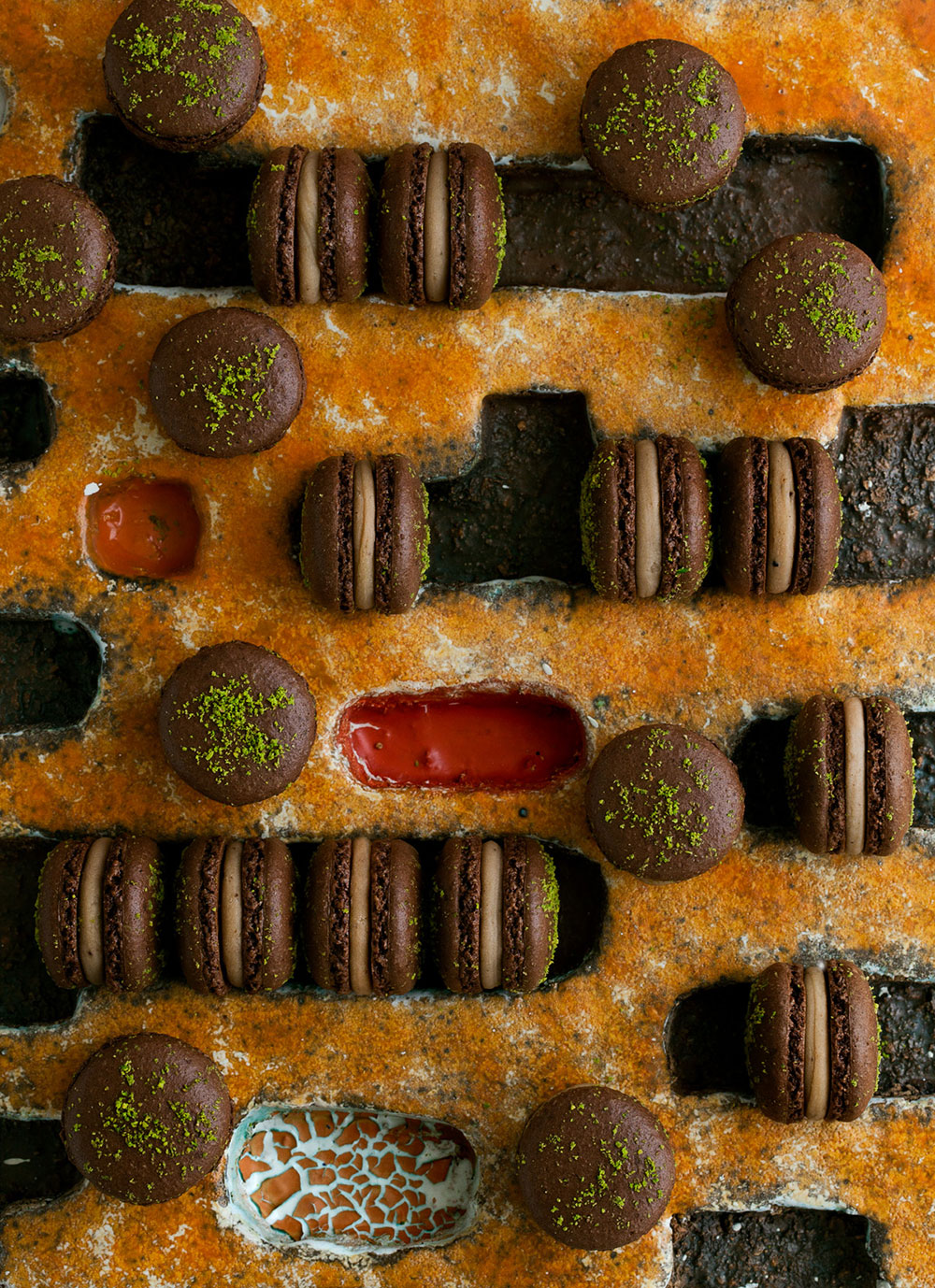 Cocoa & Chestnut Macarons Cocoa & Chestnut Macarons