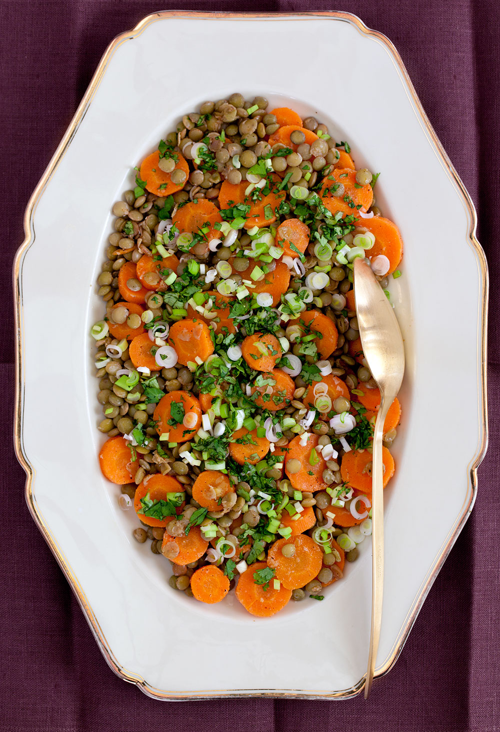 Spicy Carrot and Green Lentil Salad 2 Spicy Carrot and Green Lentil Salad 2