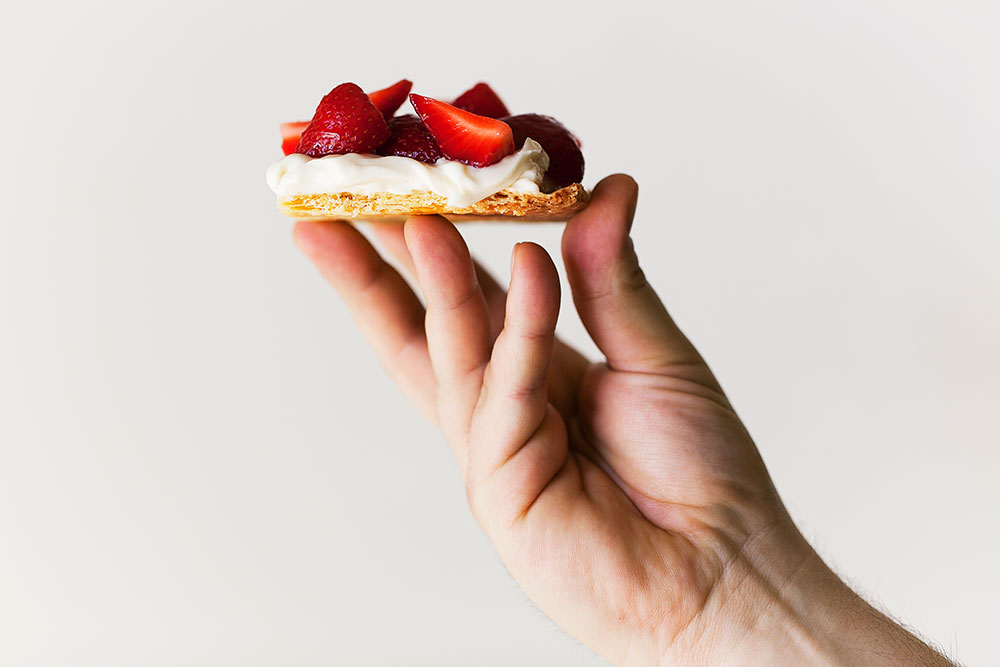 Strawberry White Chocolate Tart